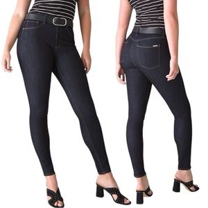 NWT White House Black Market Dark Wash Slim Skinny Jeans Saint Honore Collection